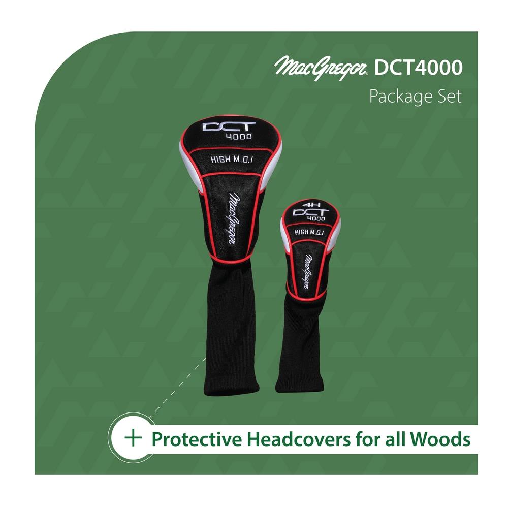 MacGregor Golf DCT4000 Golf Clubs Set with Bag, Mens Left Hand (6 Clubs / 9 Pieces)