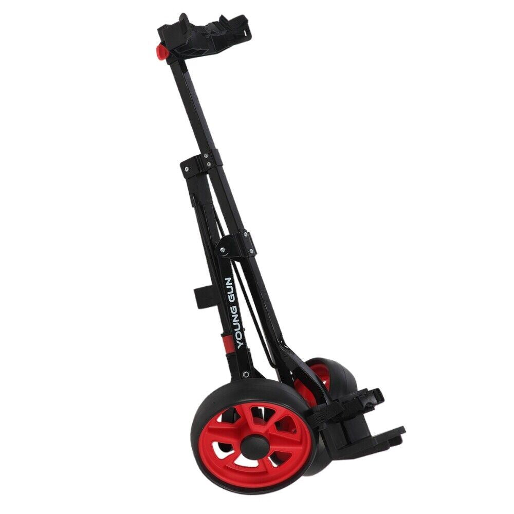 Young Gun Kids Adjustable Golf Trolley for Junior Golfers 3-14 Years