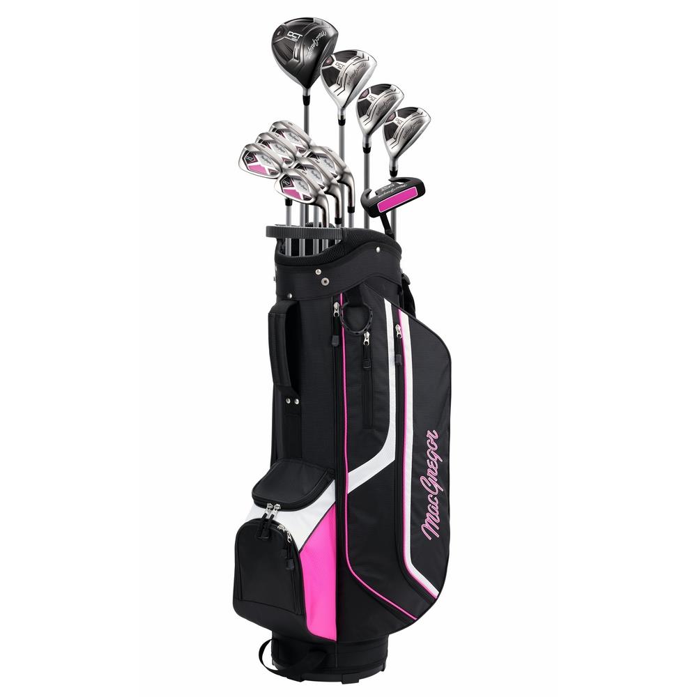 MacGregor Golf DCT4000 Golf Clubs Set with Bag, Ladies Right Hand (11 Clubs / 15 Pieces)