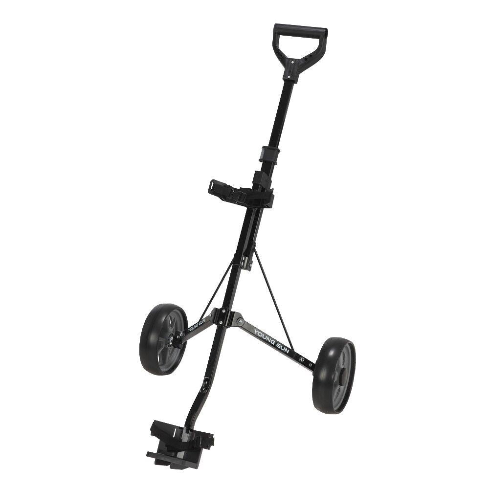 Young Gun Kids Adjustable Golf Trolley for Junior Golfers 3-14 Years