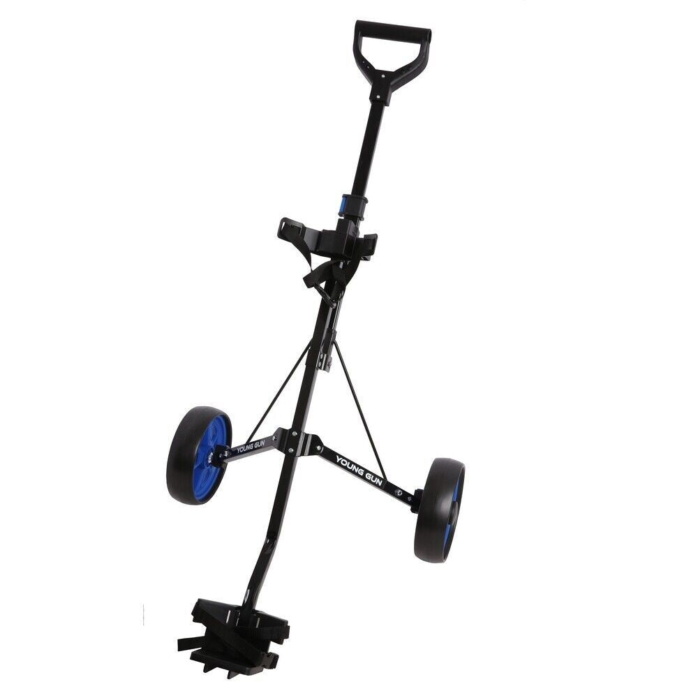 Young Gun Kids Adjustable Golf Trolley for Junior Golfers 3-14 Years