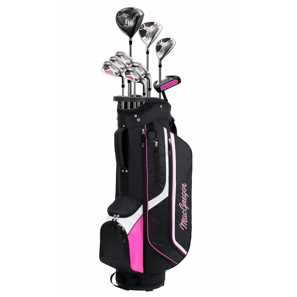 MacGregor Golf DCT4000 Golf Clubs Set with Bag, Ladies Right Hand (9 Clubs / 13 Pieces)