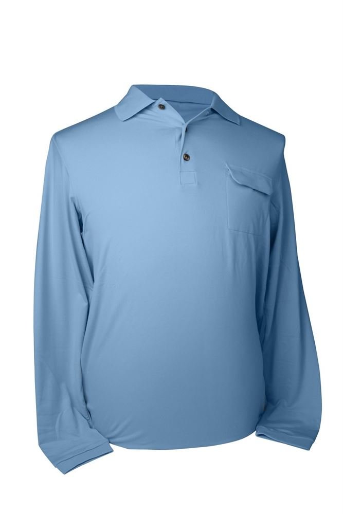 Adidas Mens AdiPure Box Pleat Long Sleeve Polo