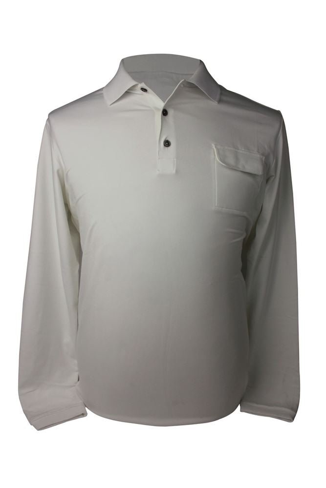 Adidas Mens AdiPure Box Pleat Long Sleeve Polo