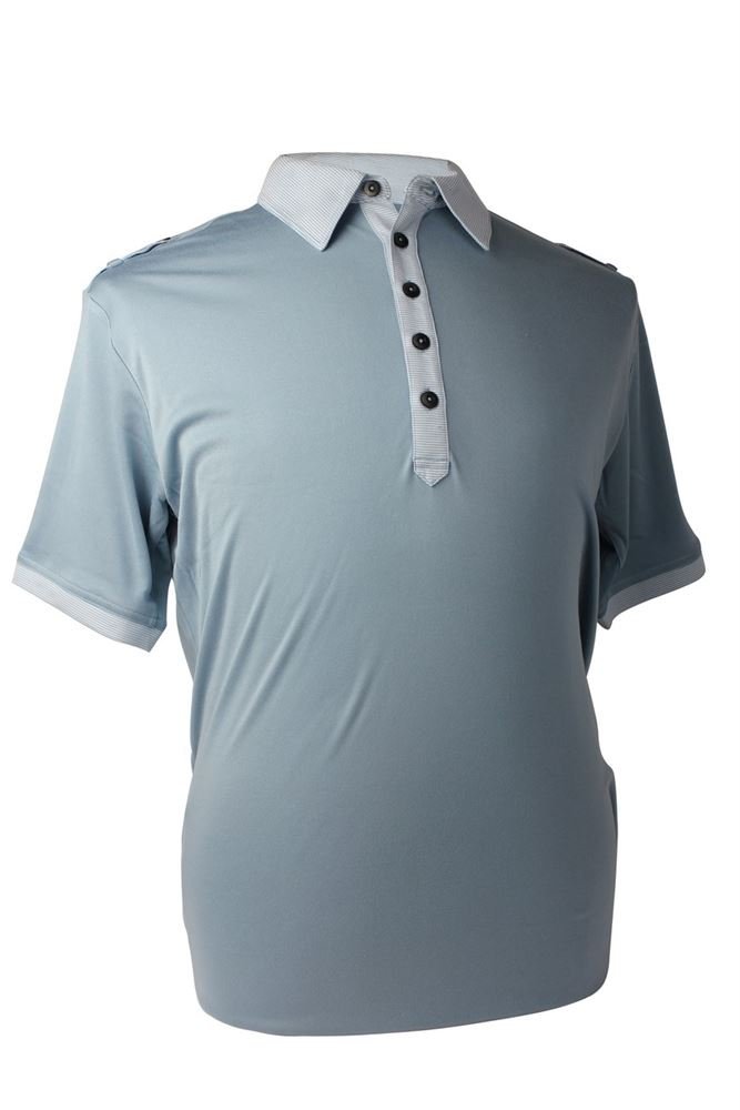Adidas Mens ClimaCool Stripe Polo - 4 Buttons
