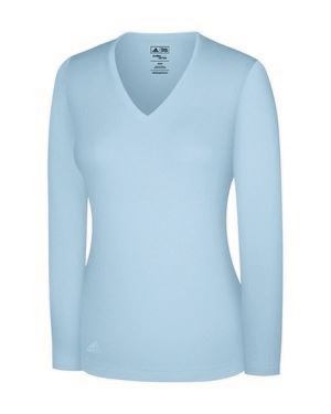 Adidas Womens Fashion Performance V Neck Sweater