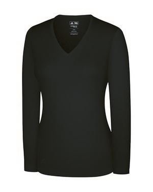 Adidas Womens Fashion Performance V Neck Sweater