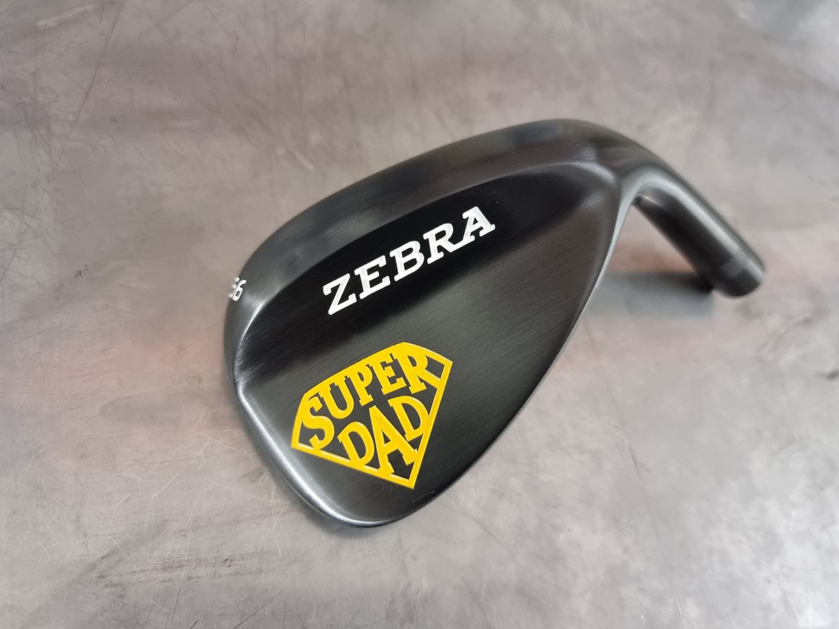 Zebra Golf Custom Father's Day Wedge - Super Dad