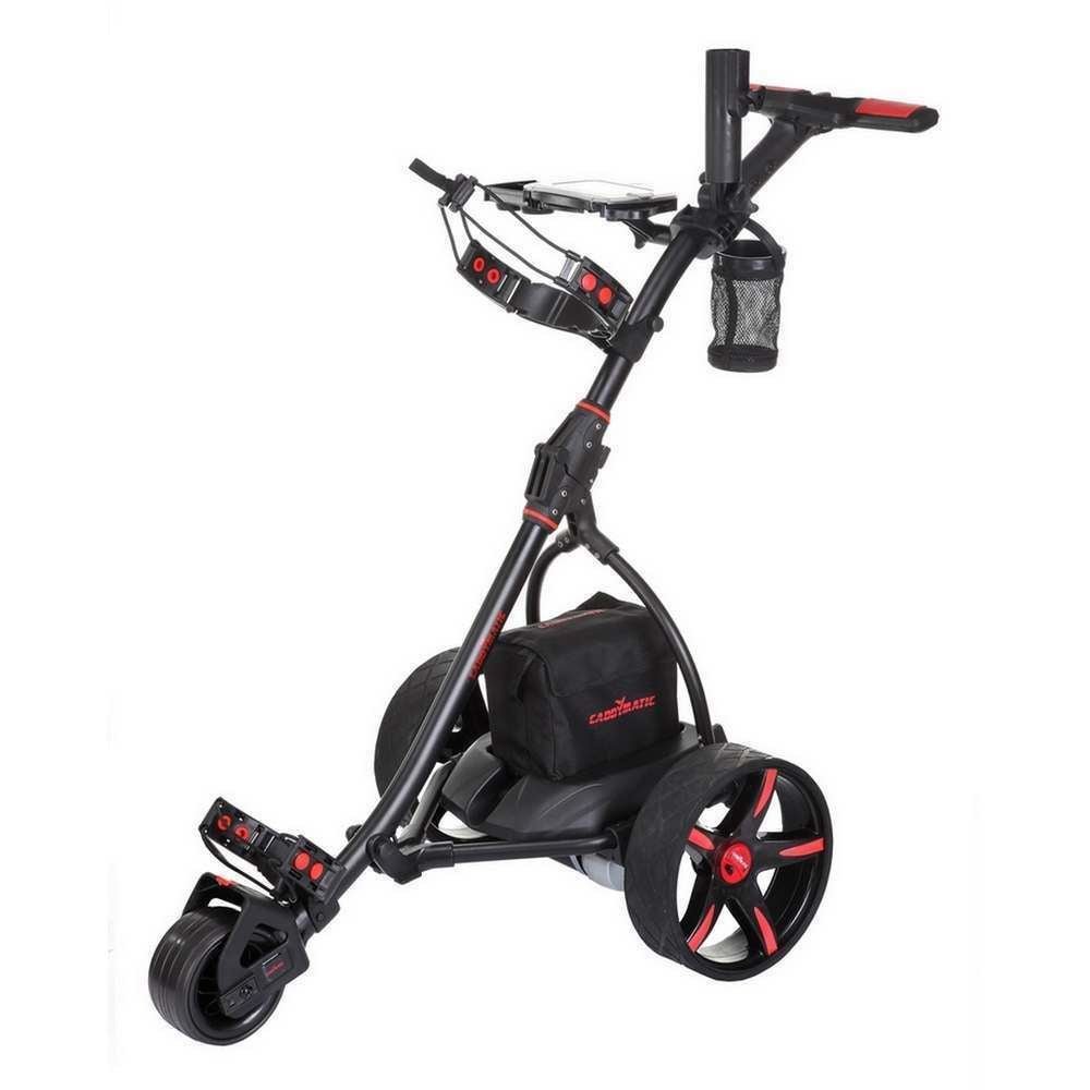 Caddymatic V2 Electric Golf Trolley Cart with Upgraded 18 Hole Batte