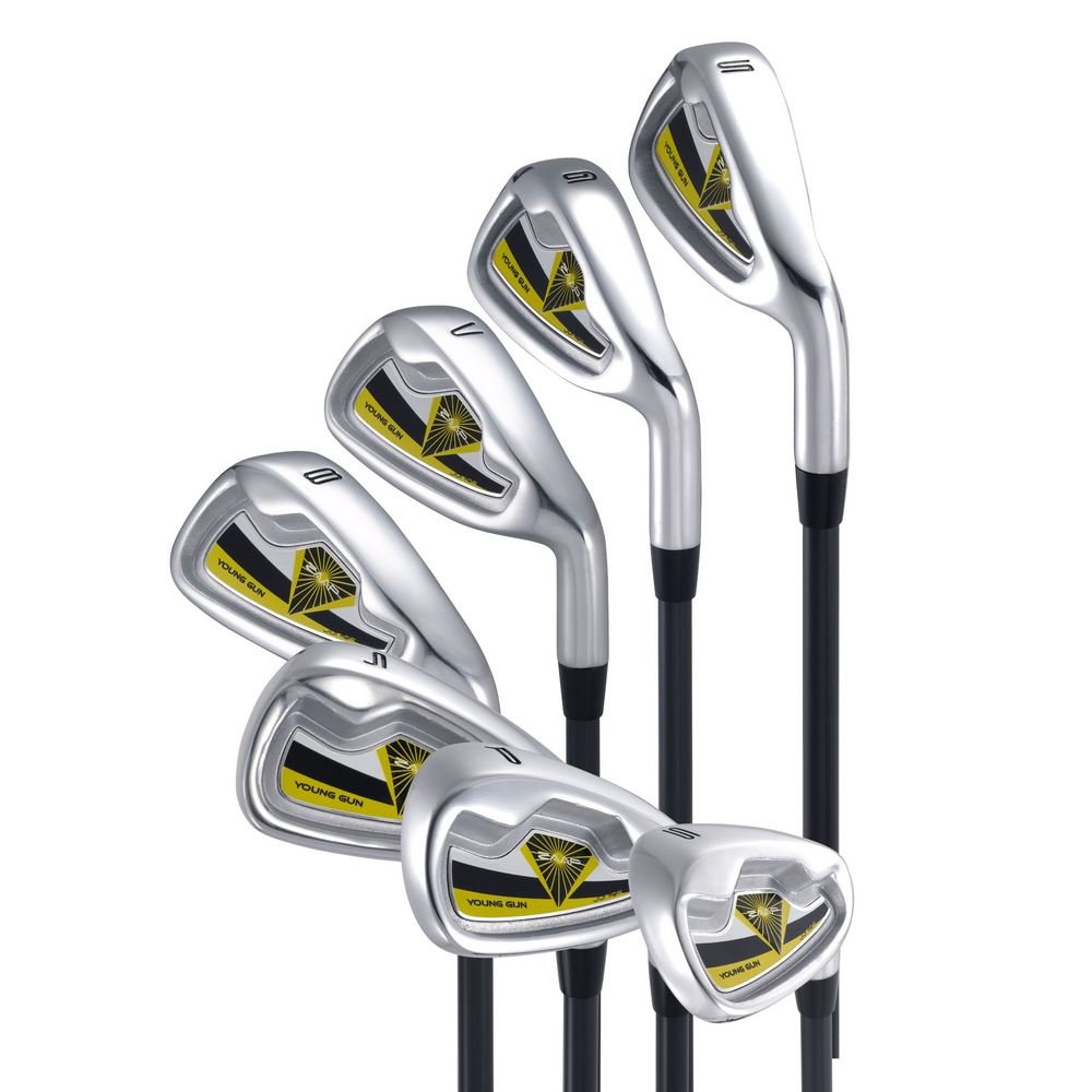 Young Gun ZAAP Junior Kid Golf Club Iron Right Hand Yellow Ages 3-5