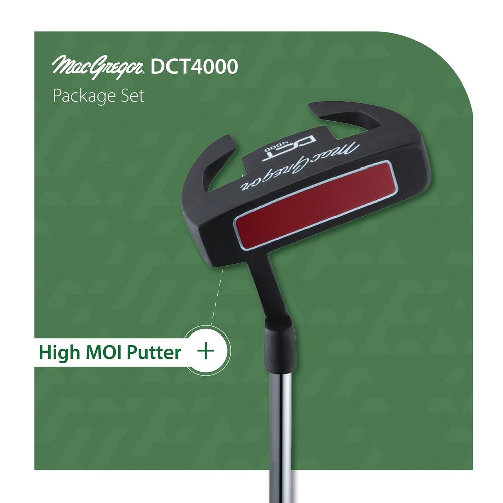 MacGregor Golf DCT4000 Golf Clubs Set with Bag, Mens Left Hand (6 Clubs / 9 Pieces)