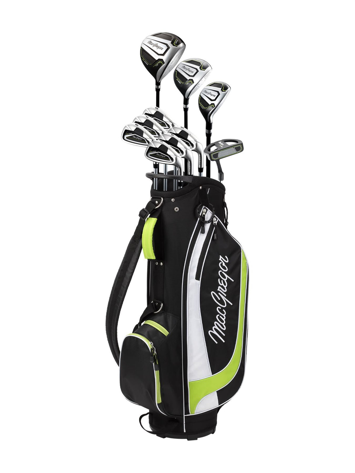 MacGregor Golf CG4000 Golf Clubs Set with Bag, Mens Right Hand, Graphite/Steel