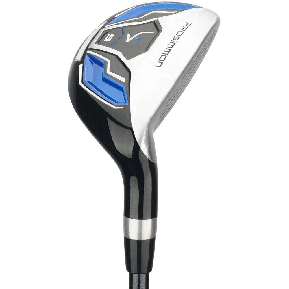 Prosimmon Golf V7 All Graphite Iron Set 6-SW + Hybrid, Mens Left Hand