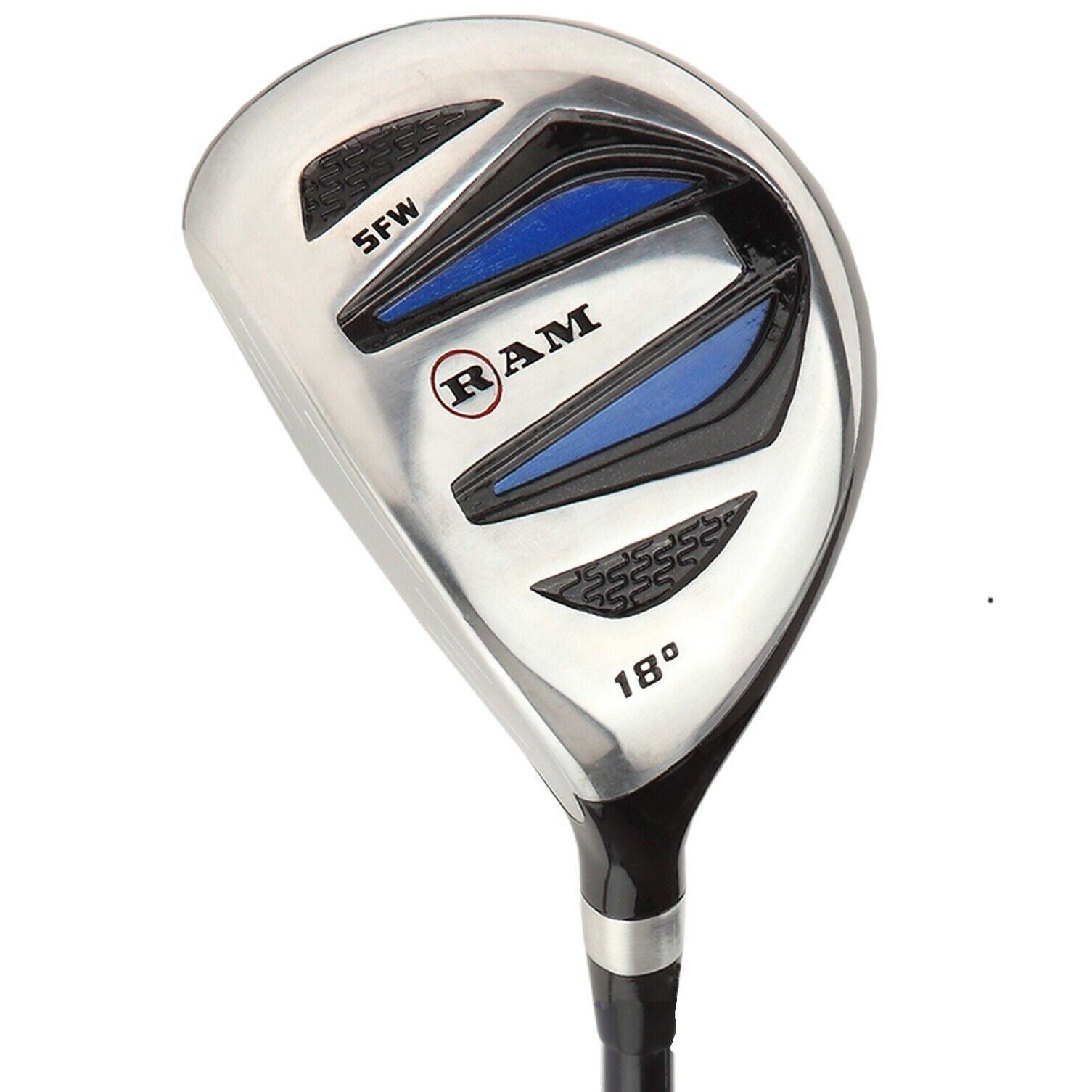 Ram Golf EZ3 Mens Wood Set Graphite Driver 3 & 5 Wood Lefty w/ Headcovers