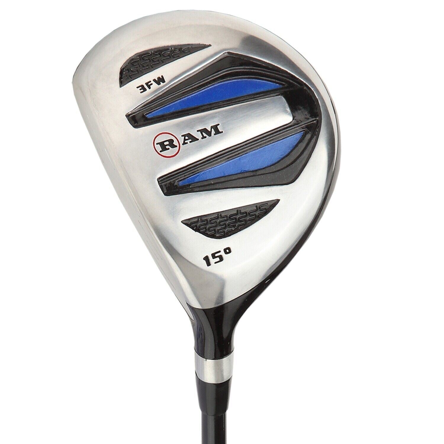 Ram Golf EZ3 Mens Wood Set Graphite Driver 3 & 5 Wood Lefty w/ Headcovers