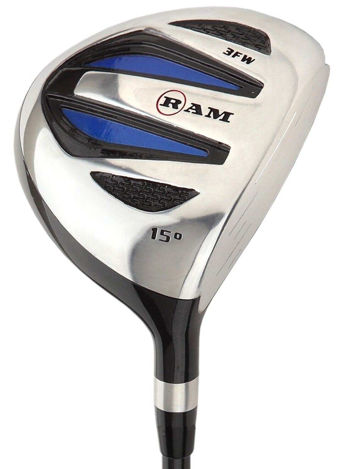 Ram Golf EZ3 Tall Mens +1" Golf Clubs Set with Stand Bag Graphite/Steel Shafts