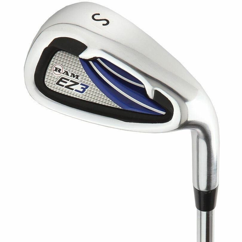 Ram Golf EZ3 Tall Mens +1" Golf Clubs Set with Stand Bag Graphite/Steel Shafts
