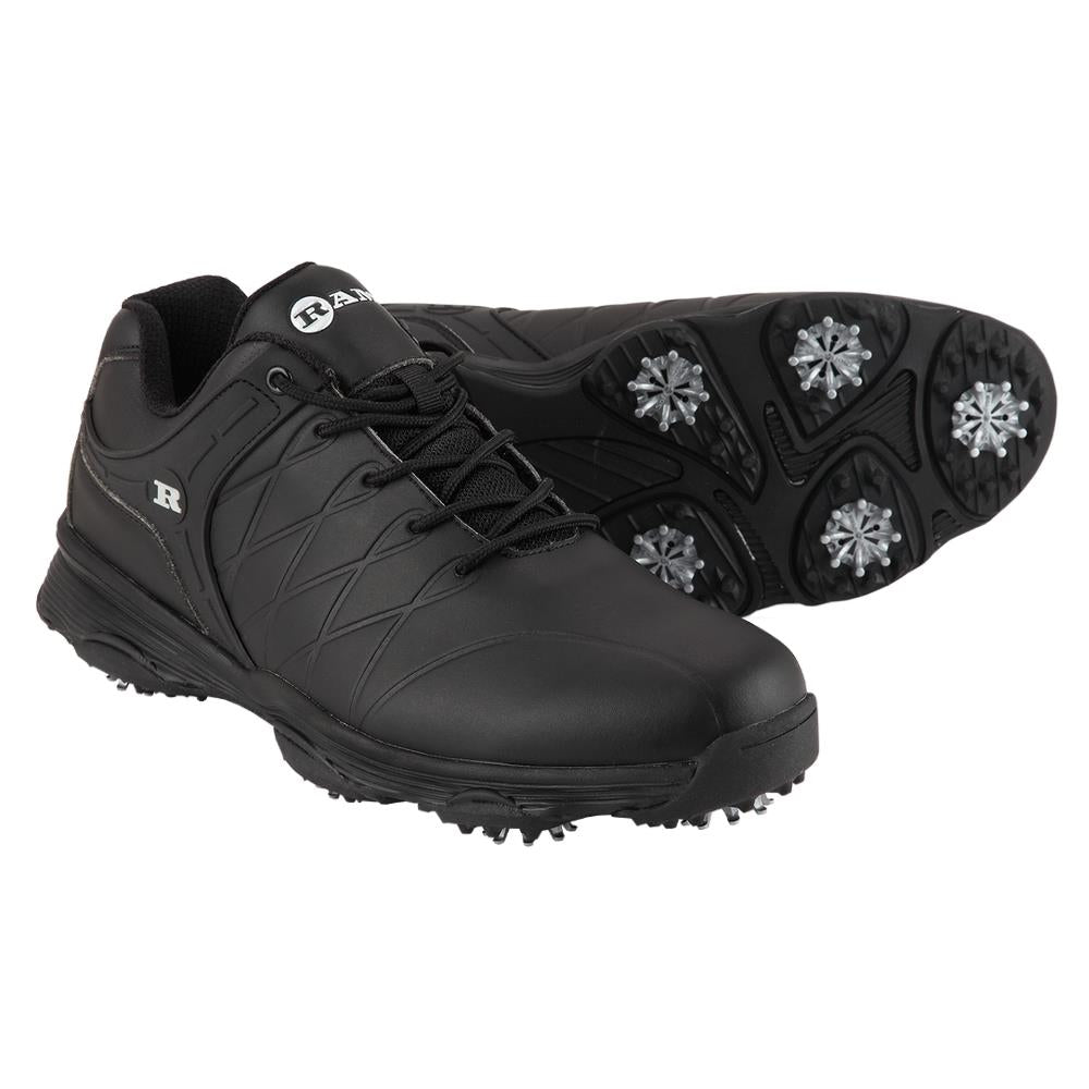 Ram Golf FX Tour Mens Waterproof Golf Shoes, Black