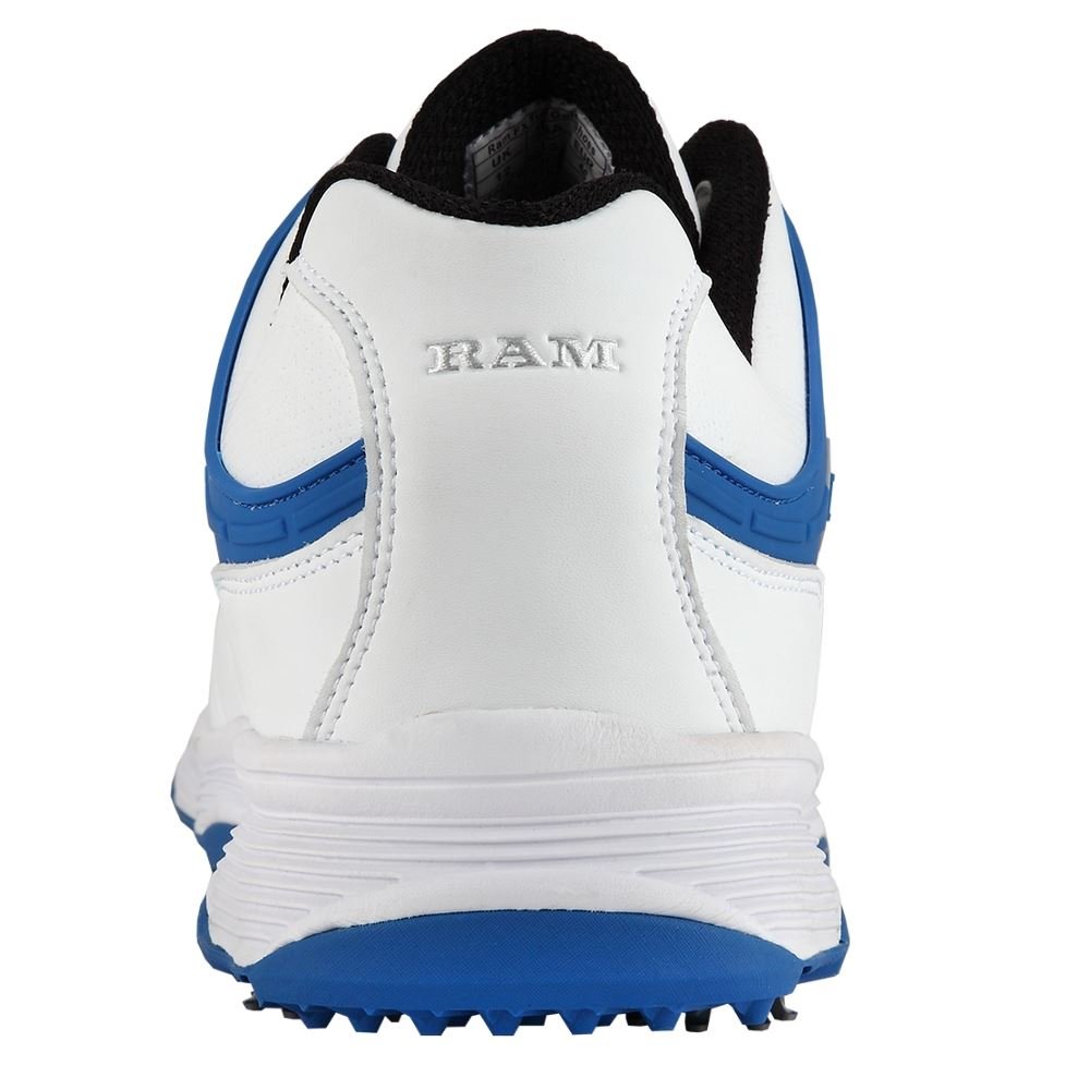 Ram Golf FX Tour Mens Waterproof Golf Shoes, White/Blue