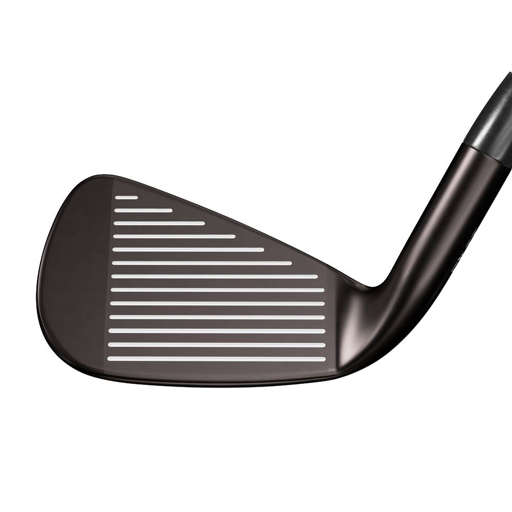 Ram Golf FX77 Stainless Steel Players Distance Black Iron Set, Graphite, Mens Left Hand