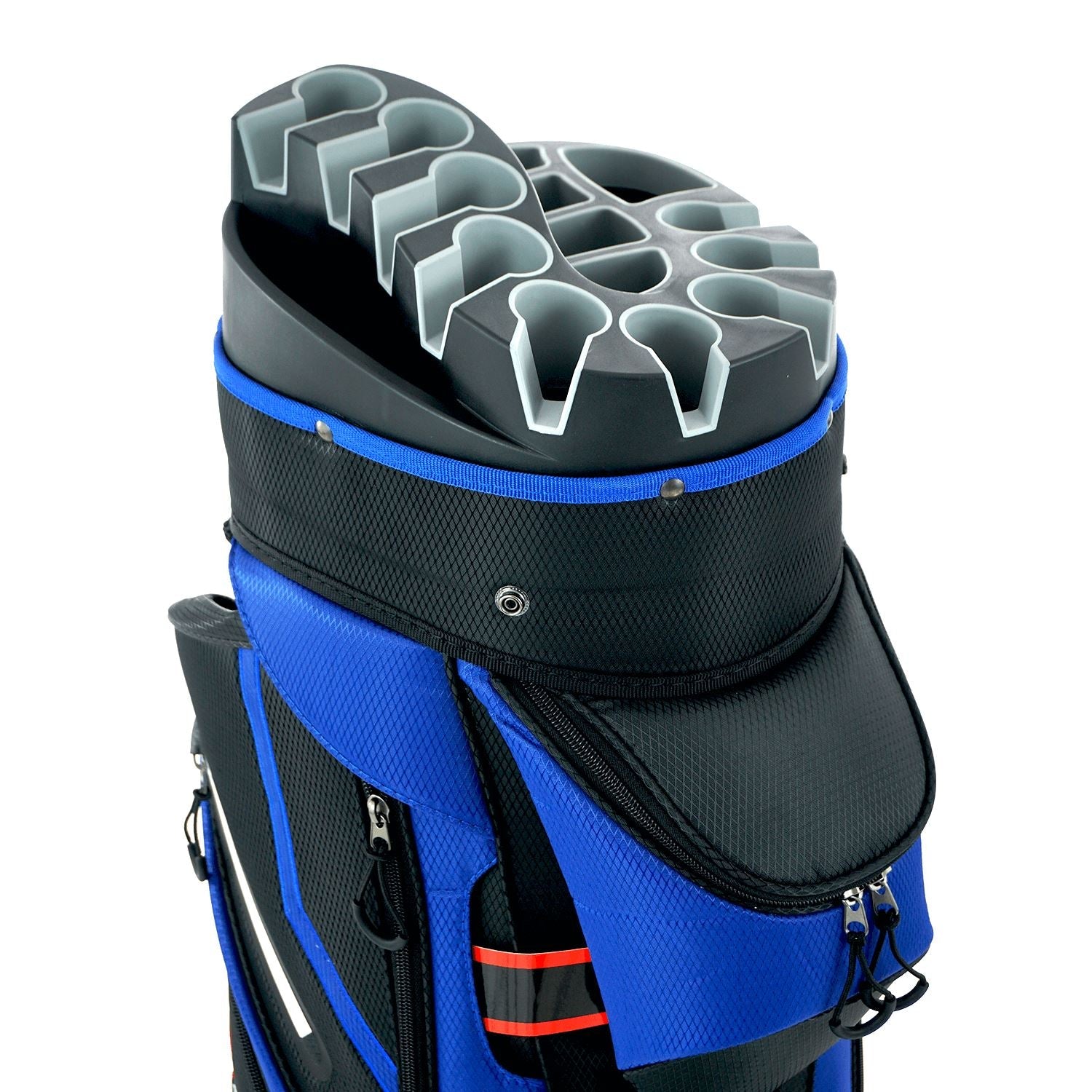 Ram Golf Premium Trolley Bag with 14 Way Molded Organiser Divider Top