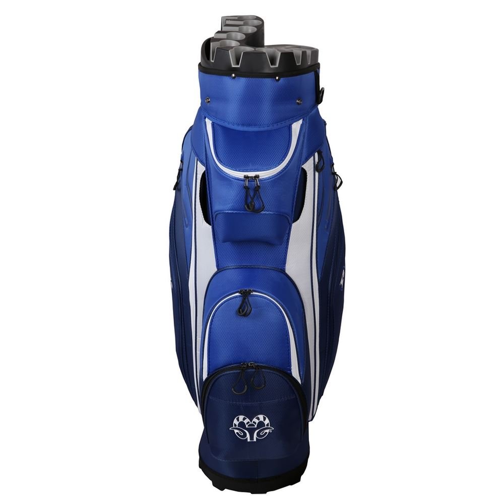 Ram Golf Premium Trolley Bag with 14 Way Molded Organiser Divider Top