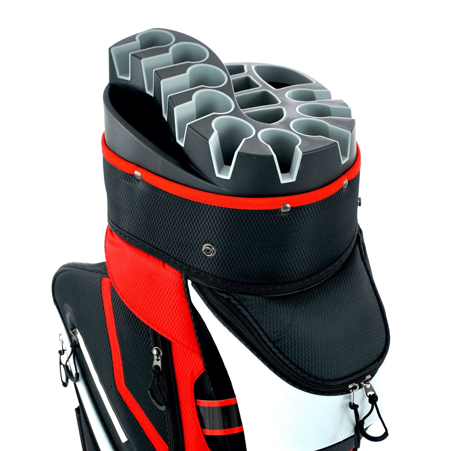 Ram Golf Premium Trolley Bag with 14 Way Molded Organiser Divider Top