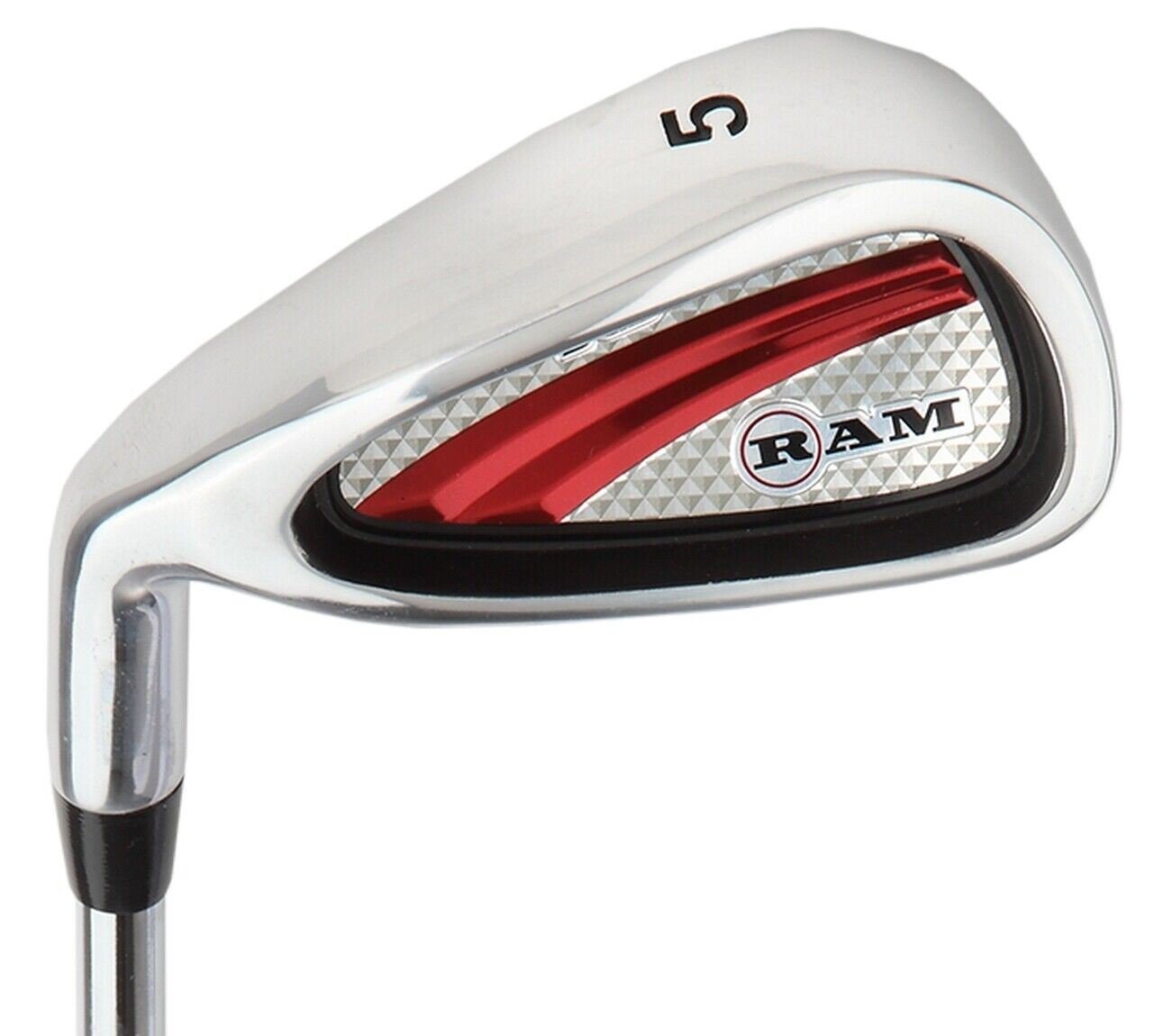Ram Golf SGS Mens Left Hand Golf Clubs Starter Set with Stand Bag Steel Shafts