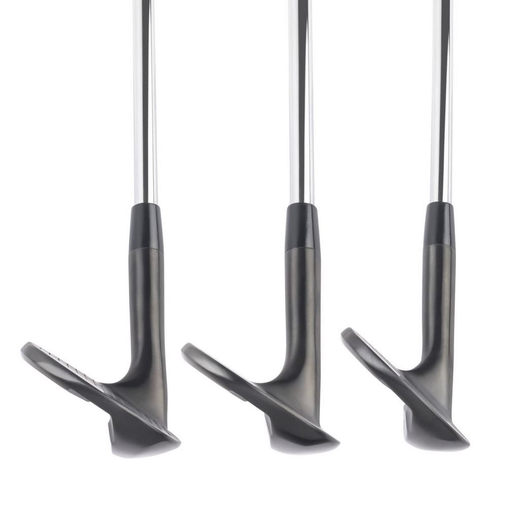 Ram Golf Tour Grind Milled Face Golf Wedge Set, Black, Mens Left Hand