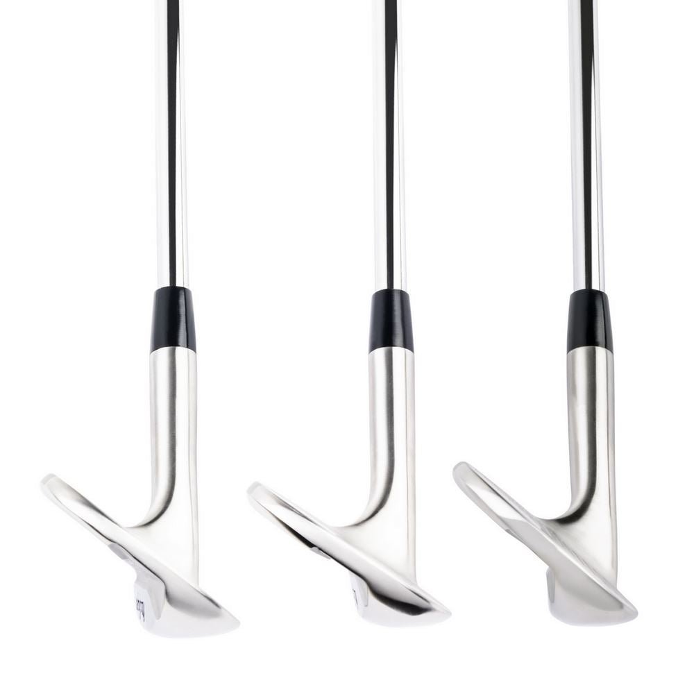 Ram Golf Tour Grind Milled Face Golf Wedge Set, Chrome, Mens Left Hand