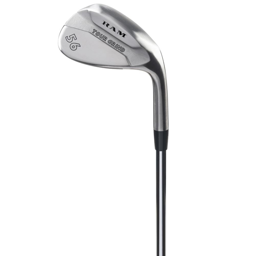 Ram Golf Tour Grind Milled Face Golf Wedge Set, Chrome, Mens Left Hand