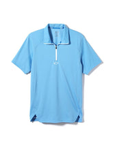 Oakley Golf Mens Zip-It Polo Shirt - Blue