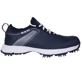 Ram Golf XT1 Mens Waterproof Golf Shoes, Spiked, Blue