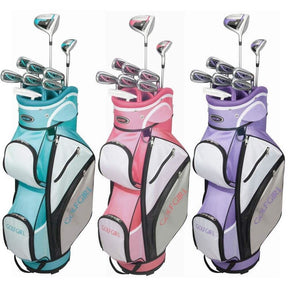 GolfGirl FWS3 Ladies Golf Clubs Set with Cart Bag, All Graphite, Left Hand