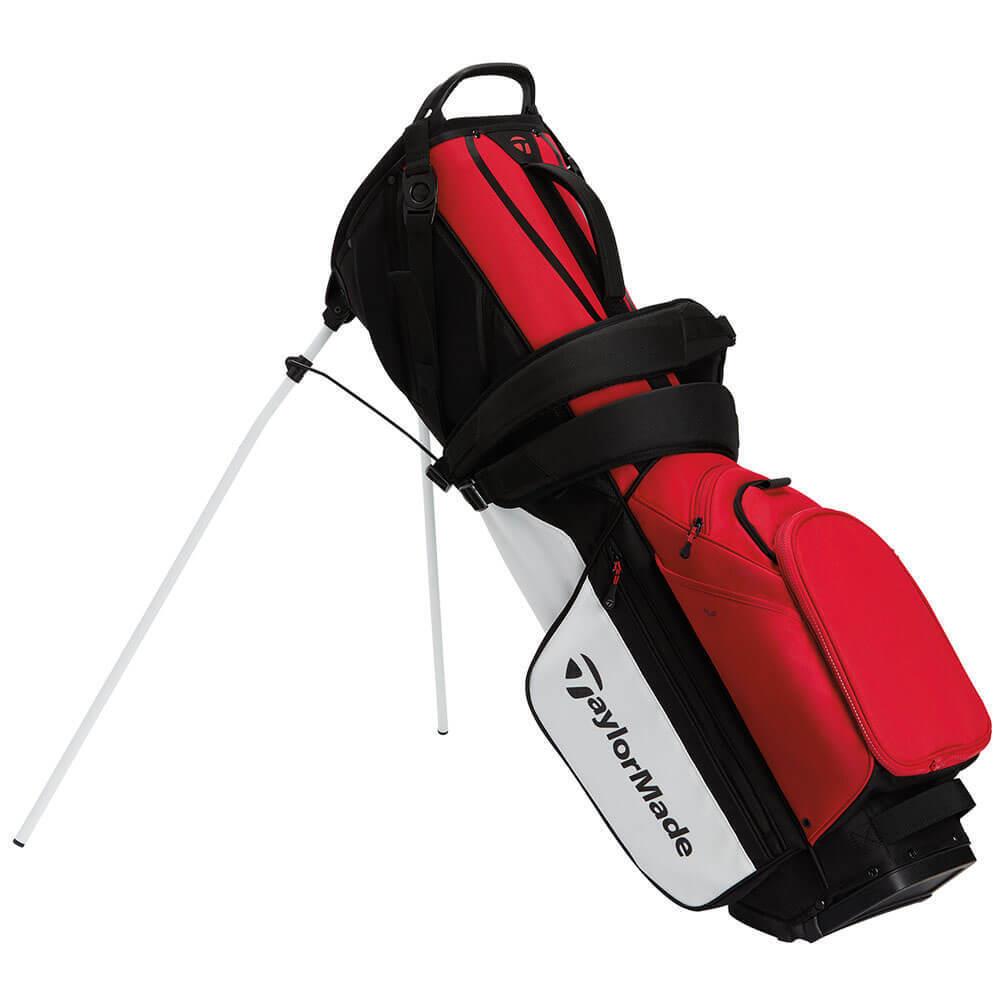 TaylorMade Golf Flextech Crossover 14 Way Stand Bag, Red/Black