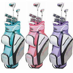 GolfGirl FWS3 Ladies Petite Golf Clubs Set w/ Trolley Bag, All Graphite, Left Hand