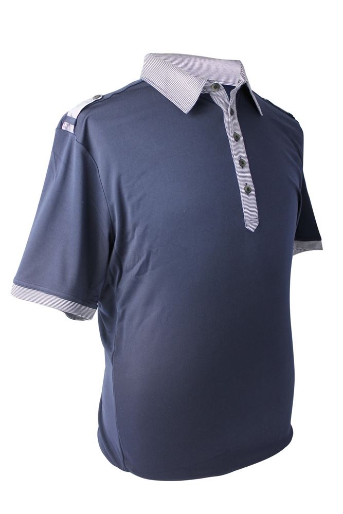 Adidas Mens ClimaCool Stripe Polo - 4 Buttons