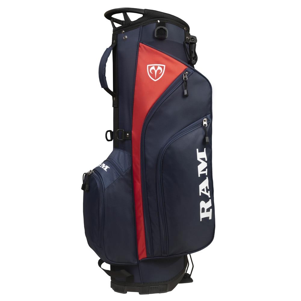 Ram 9” Golf Stand Bag – Lightweight 5-Way Divider Golf Bag