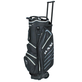 Ram Golf Trolley Bag with Built In Wheels / Handle, 14 Way Divider