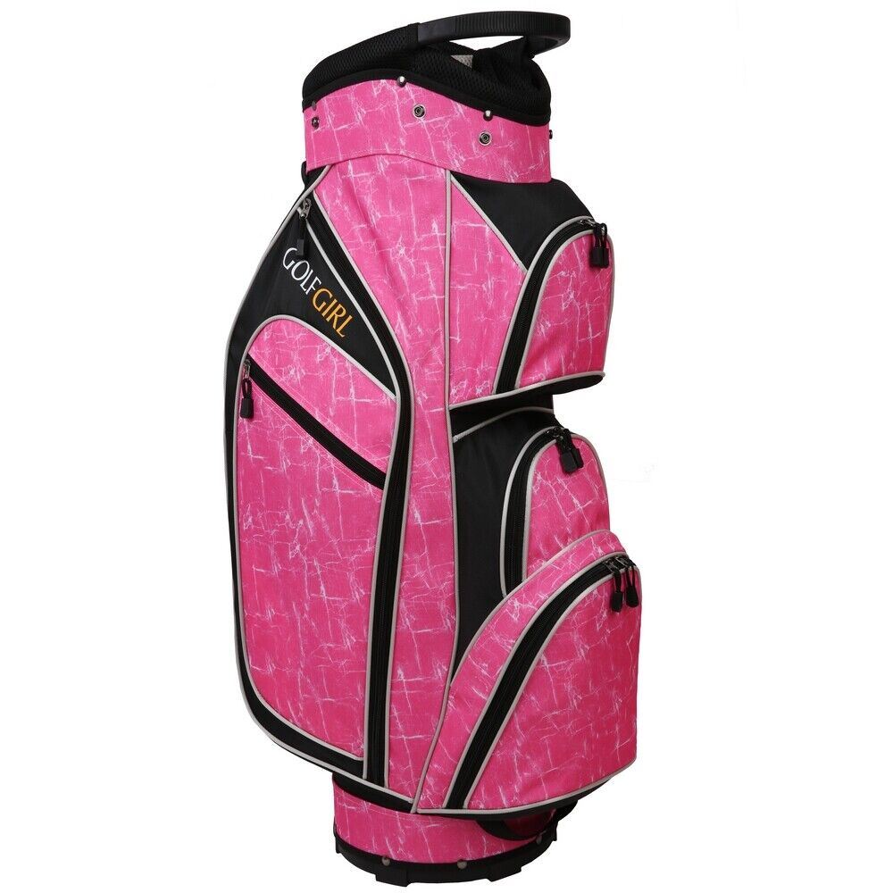Golf Girl Ladies 14 Way Trolley Bag - Pink
