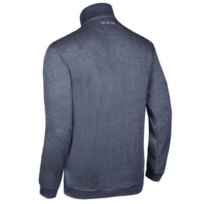 Ram Golf 1/4 Zip Pullover Sweater, Mens, Heather Blue