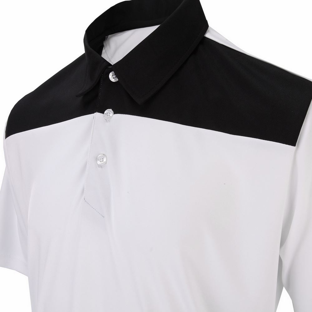 3 Pack Woodworm Golf Panel Polo Shirts, Mens