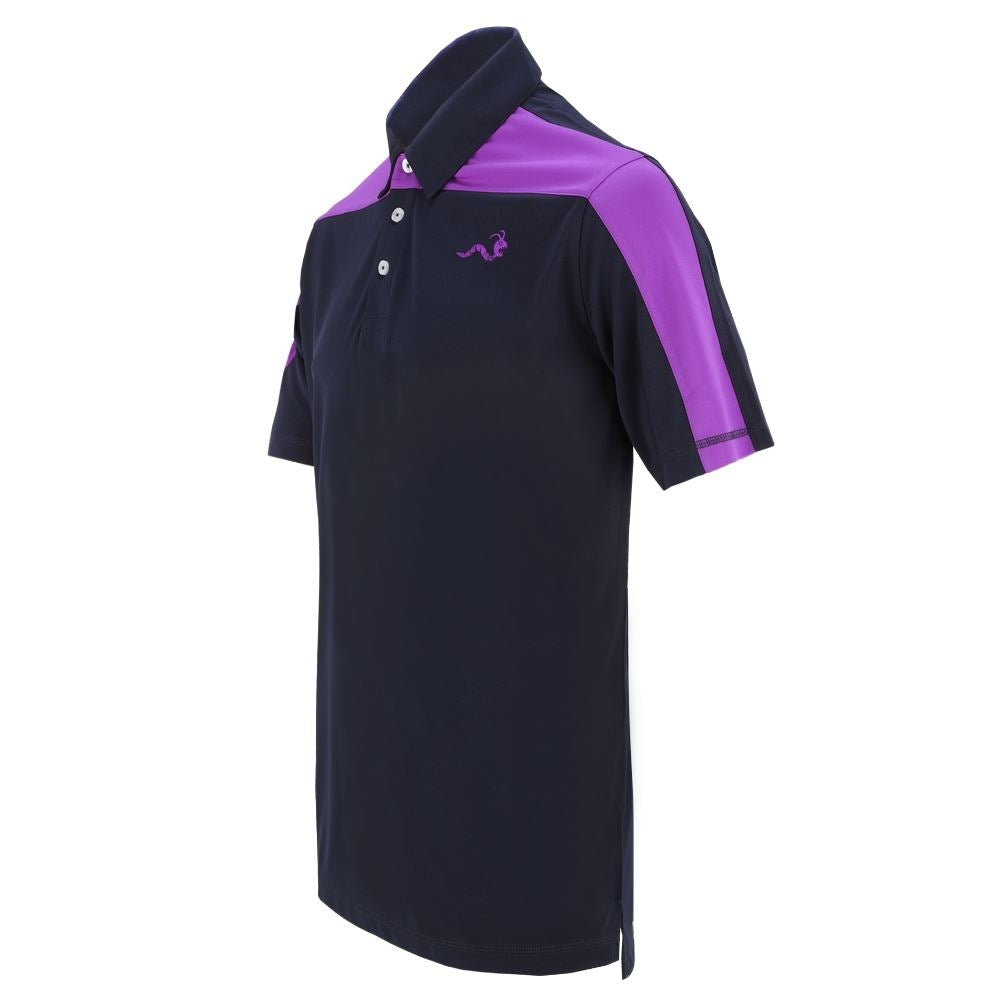 Woodworm Golf Block Panel Mens Golf Polo Shirts 3 Pack