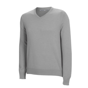 Ashworth Mens Long Sleeve V Neck Merino Sweater