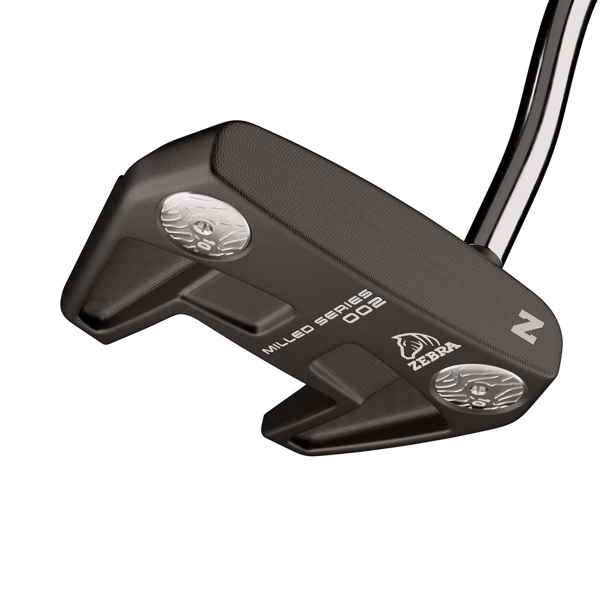 Zebra Golf Milled Series 002 Golf Putter, Mens Right Hand