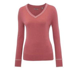 Ashworth Ladies Cotton Sweater w/ Cable