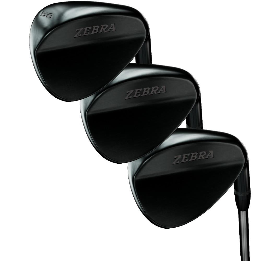 Zebra Golf NTG Satin Black Wedge Series, Mens Left Hand