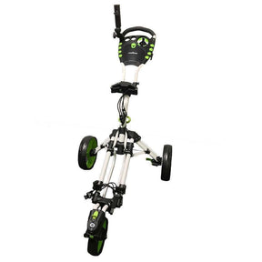 Caddymatic Golf 360° SwivelEase 3 Wheel Folding Golf Trolley