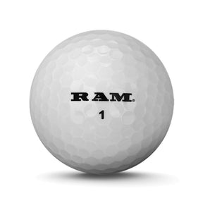 Ram Laser Plus Golf Balls -Soft Low Compression for Slower Swing Speed