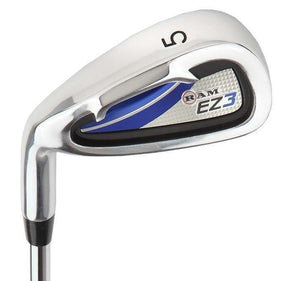 Ram Golf EZ3 Mens Left Hand Iron Set 5-6-7-8-9-PW-SW HYBRID INCLUDED